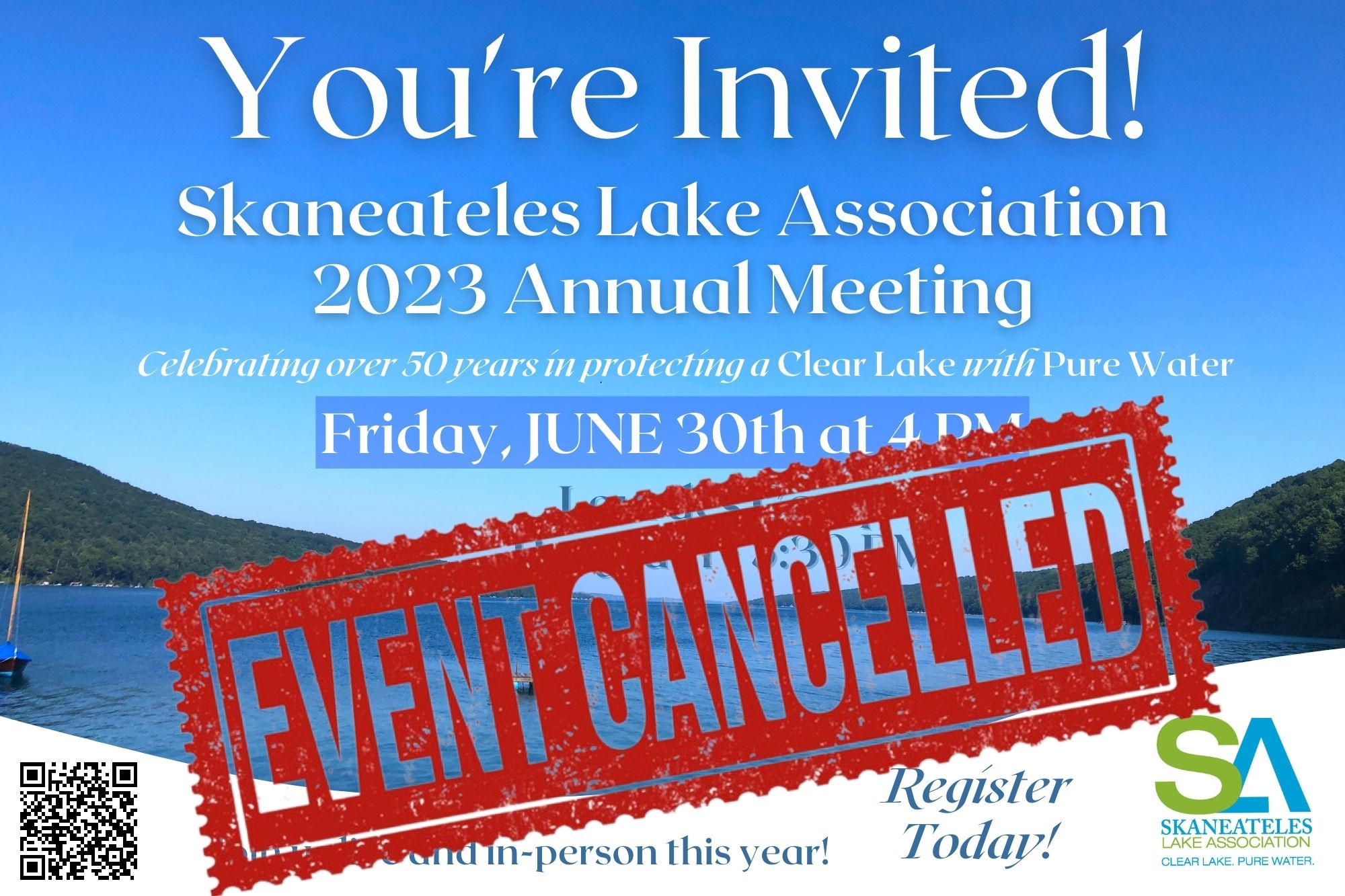 Skaneateles Lake Association Clean Lake. Pure Water.